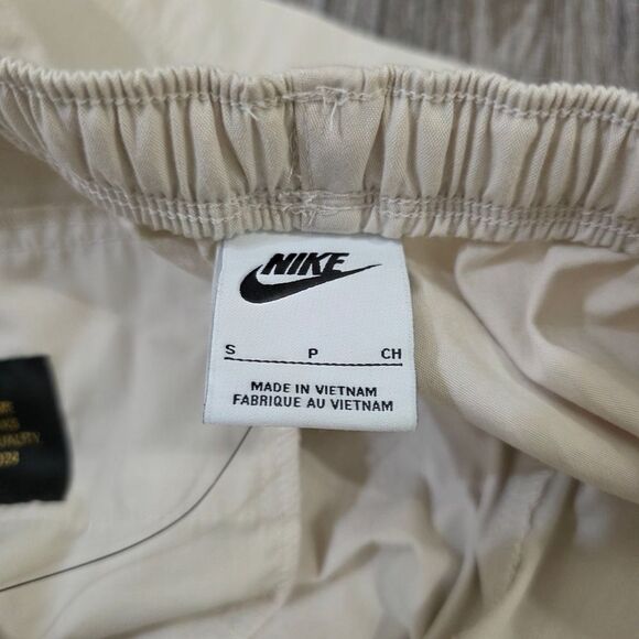 Nike Life Woven Camp Shorts Light Orewood Brown Off-White FN3216-104 Men's Small - Picture 12 of 14